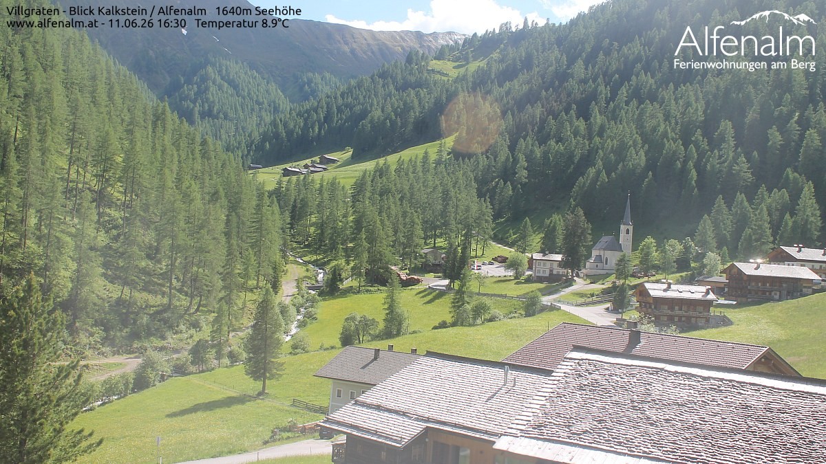 Archived image Webcam Villgratental valley