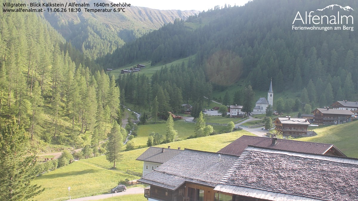 Archived image Webcam Villgratental valley
