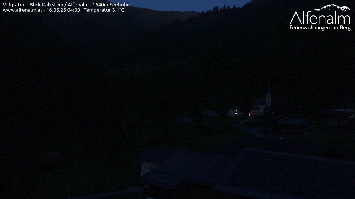 Archived image Webcam Villgratental valley