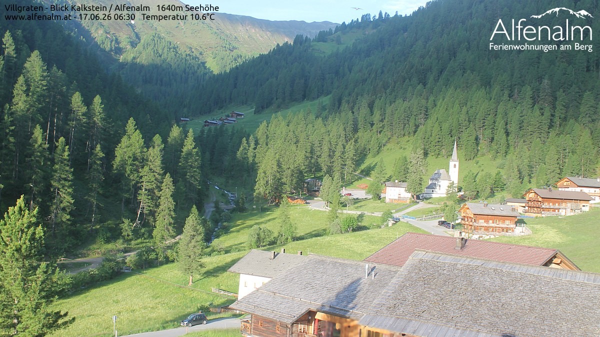 Archived image Webcam Villgratental valley