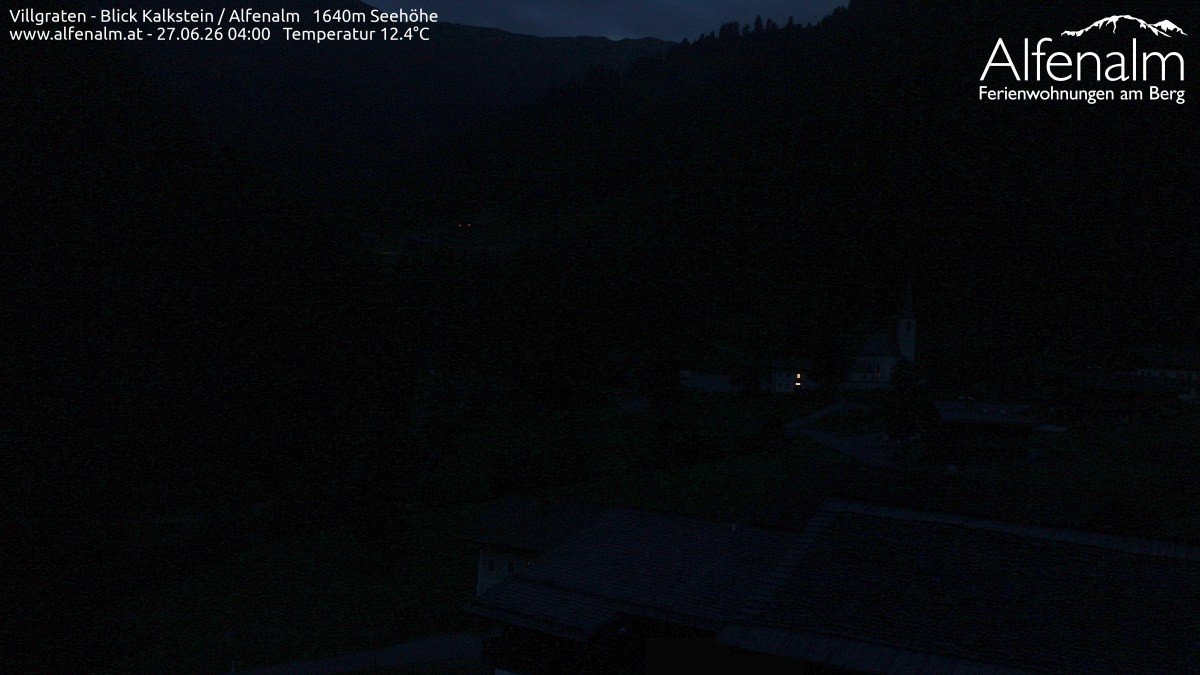 Archived image Webcam Villgratental valley