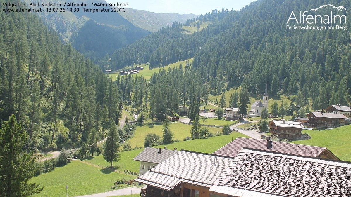 Archiv Foto Webcam Villgratental - Osttirol