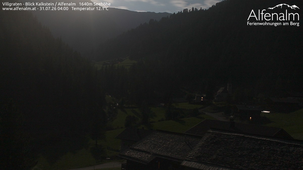 Archived image Webcam Villgratental valley