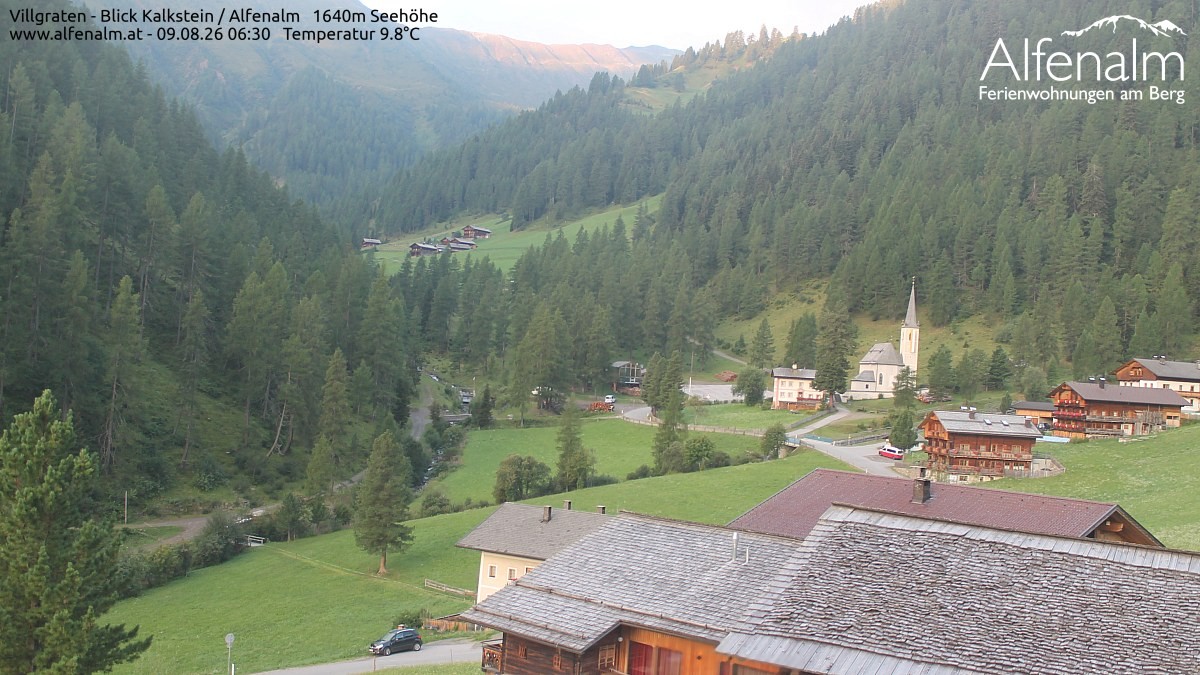 Archived image Webcam Villgratental valley
