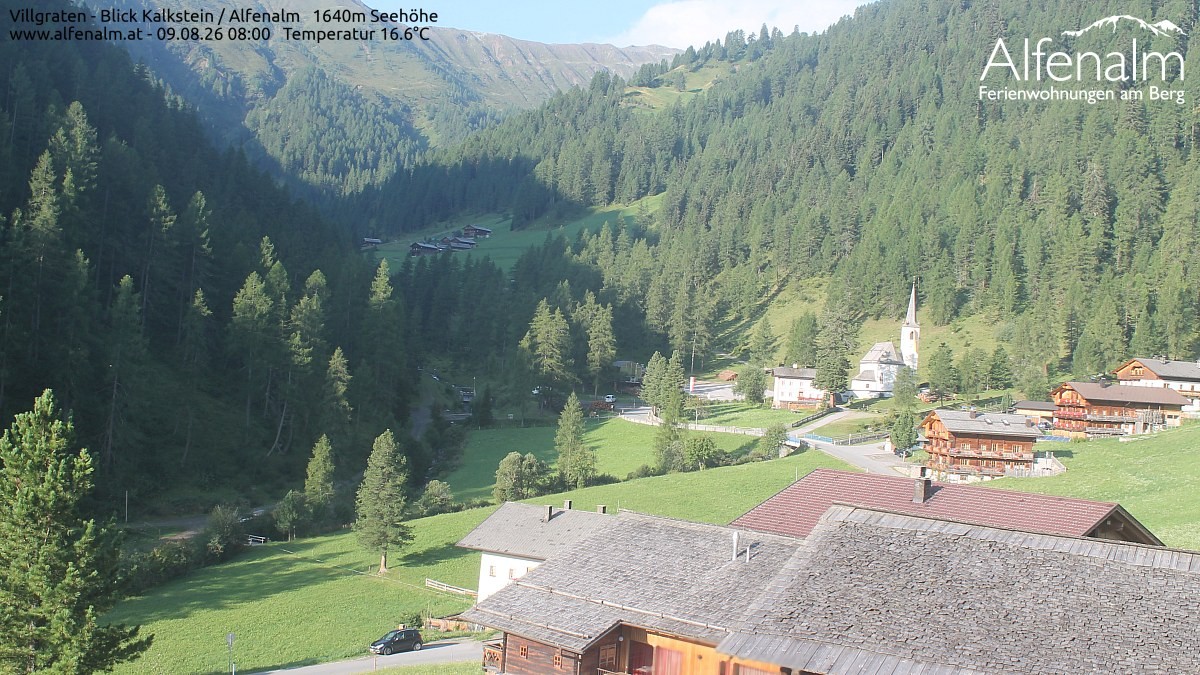 Archived image Webcam Villgratental valley
