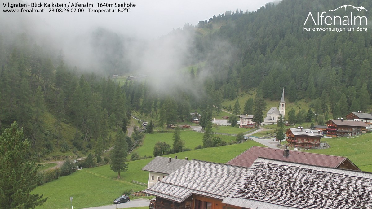 Archiv Foto Webcam Villgratental - Osttirol