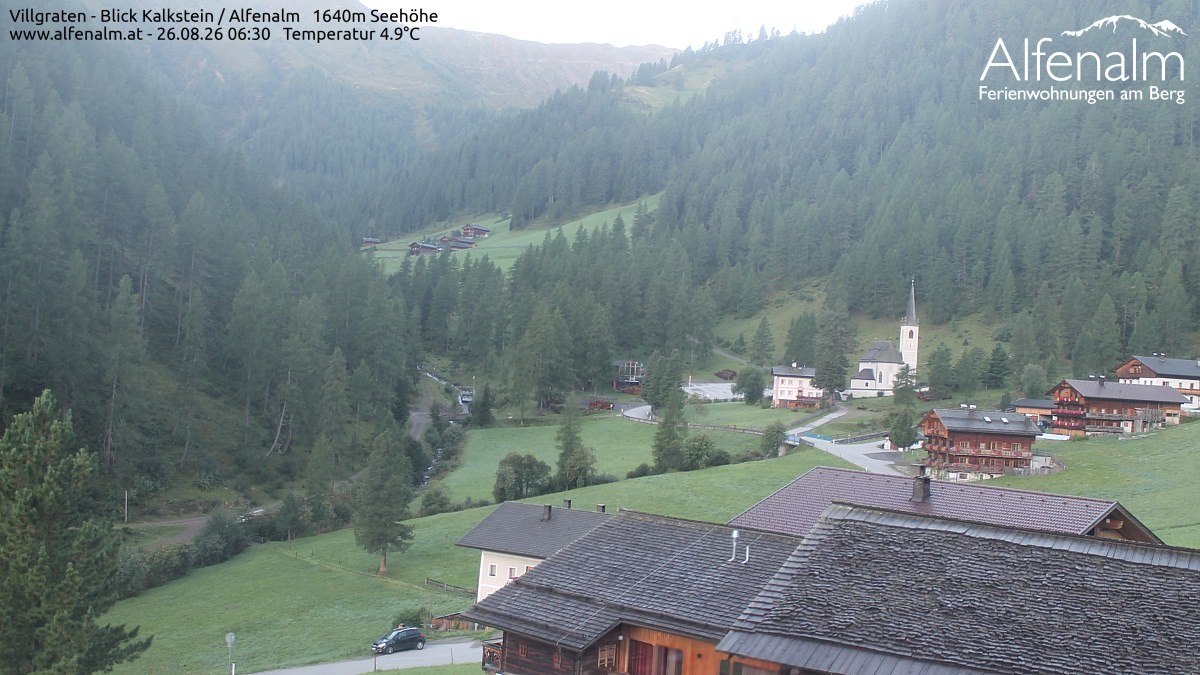 Archived image Webcam Villgratental valley
