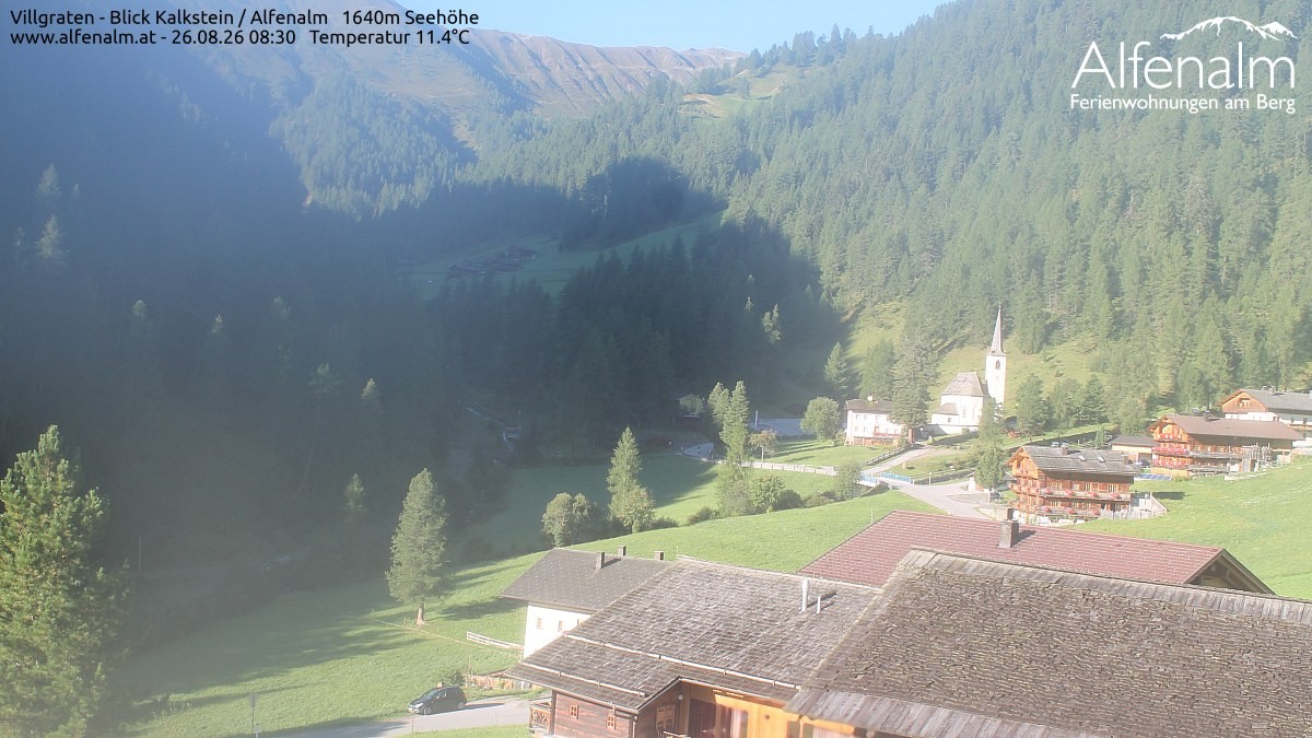 Archived image Webcam Villgratental valley
