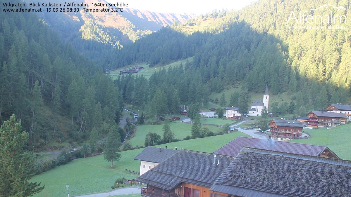 Archived image Webcam Villgratental valley