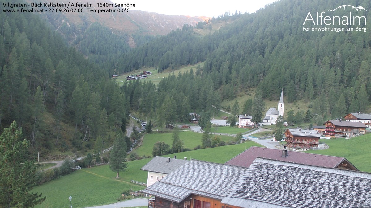 Archiv Foto Webcam Villgratental - Osttirol