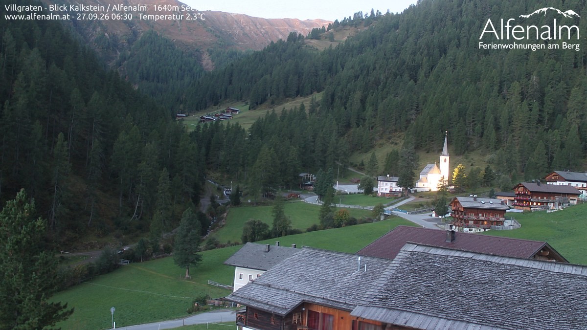 Archiv Foto Webcam Villgratental - Osttirol