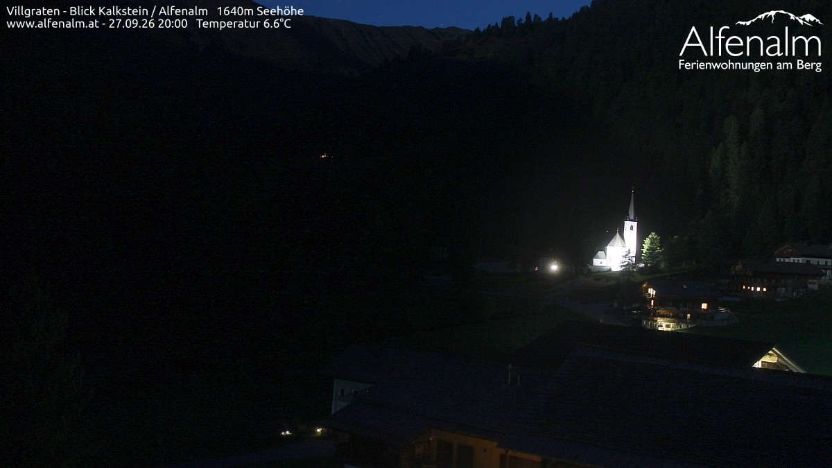 Archived image Webcam Villgratental valley