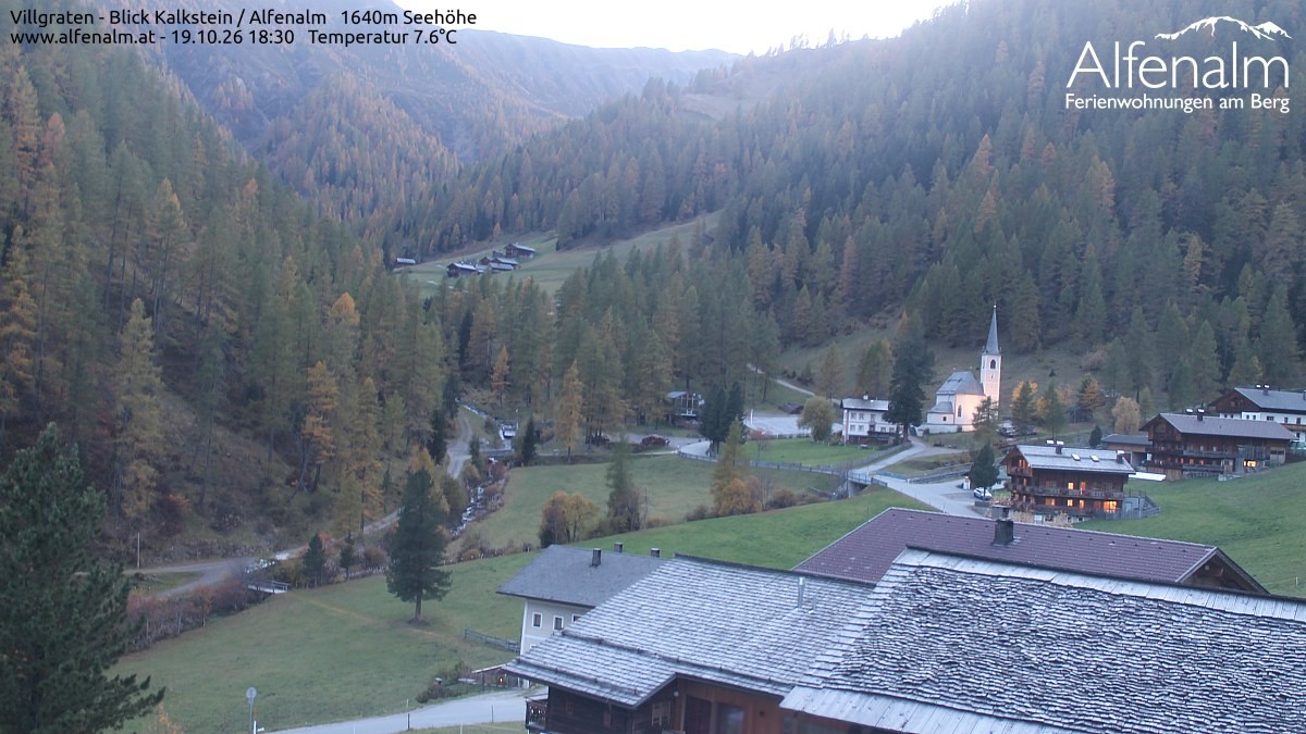 Archiv Foto Webcam Villgratental - Osttirol