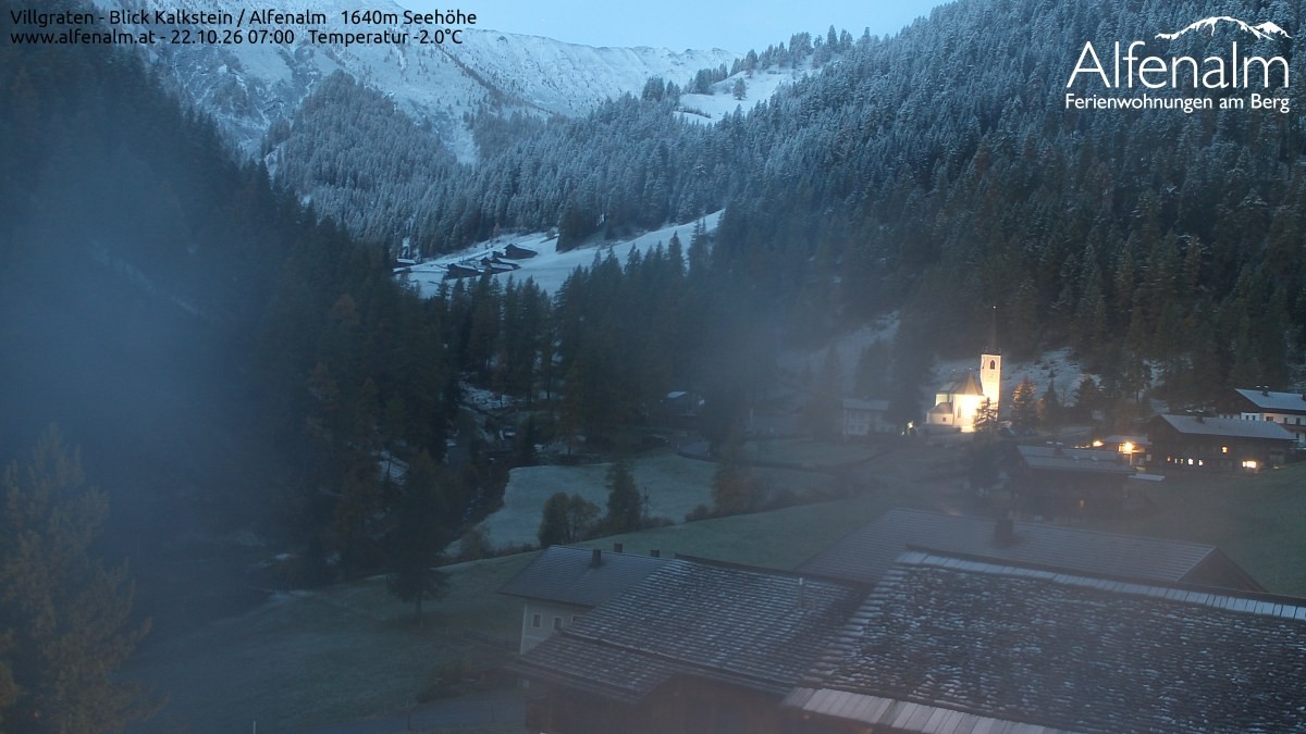 Archiv Foto Webcam Villgratental - Osttirol