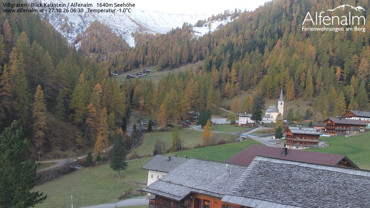 Archiv Foto Webcam Villgratental - Osttirol