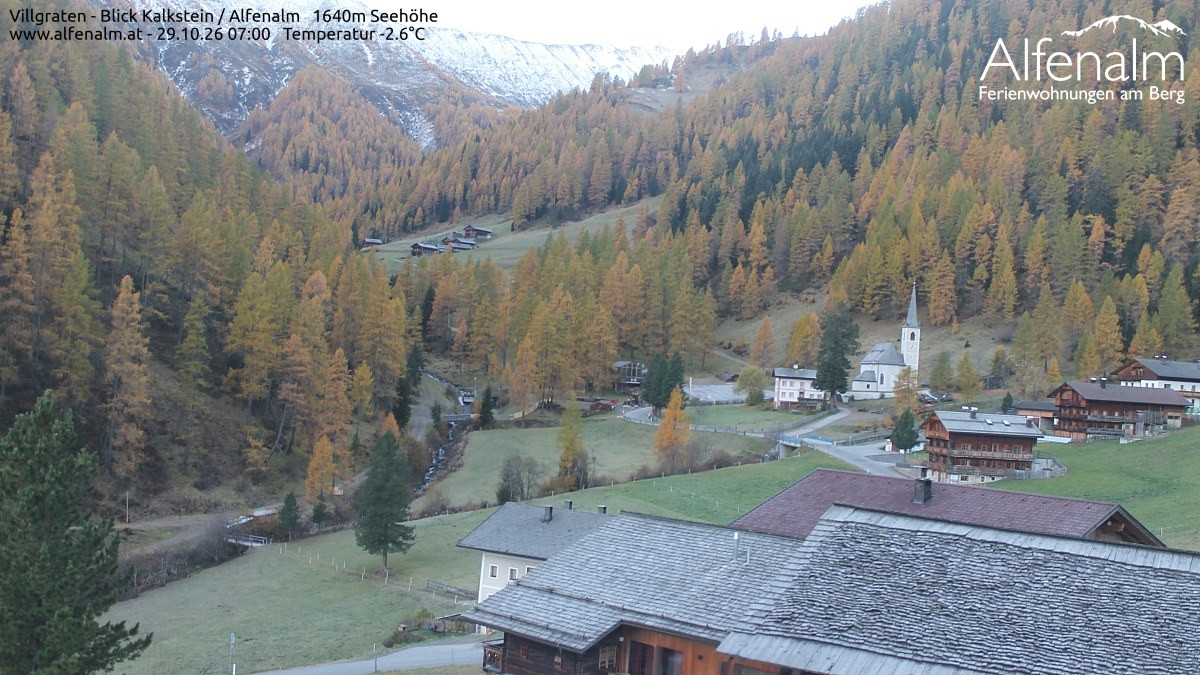 Archiv Foto Webcam Villgratental - Osttirol