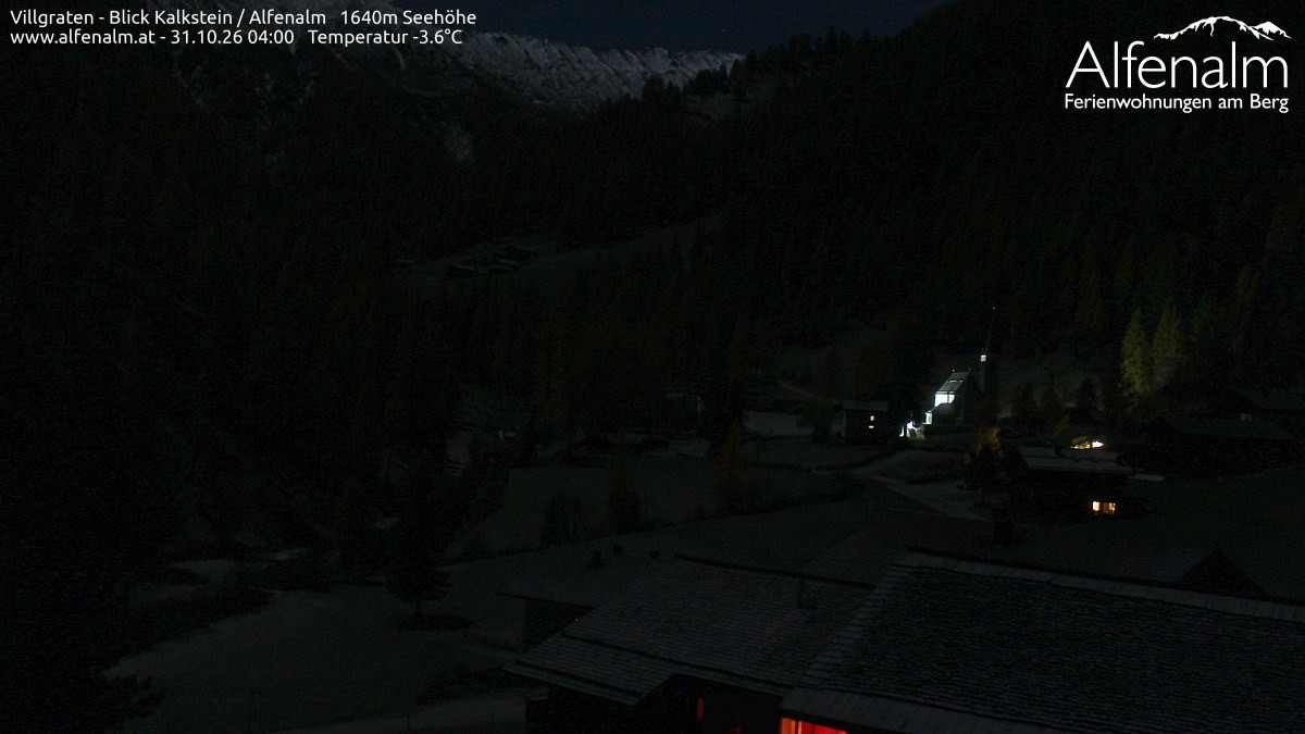 Archived image Webcam Villgratental valley
