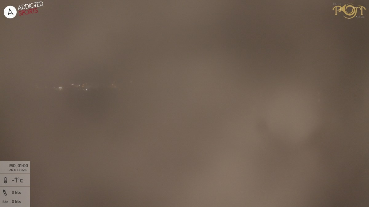 Archiv Foto Webcam Achensee: Blick vom Hotel Post am Achensee