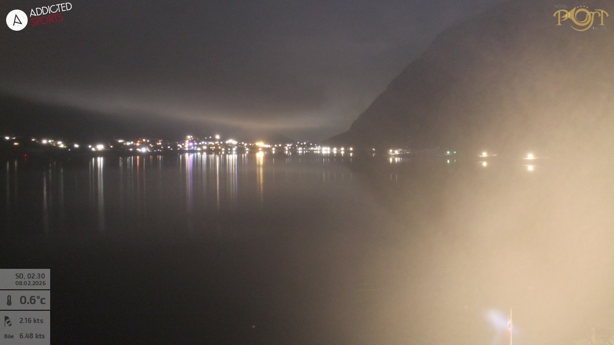 Archiv Foto Webcam Achensee: Blick vom Hotel Post am Achensee