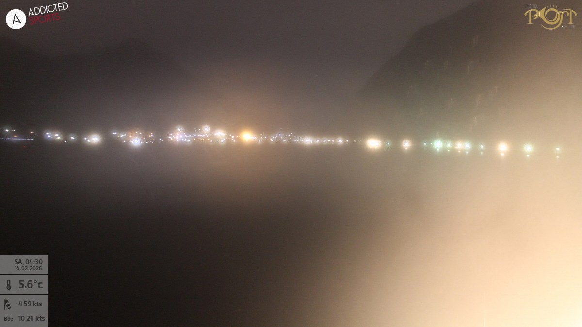 Archiv Foto Webcam Achensee: Blick vom Hotel Post am Achensee