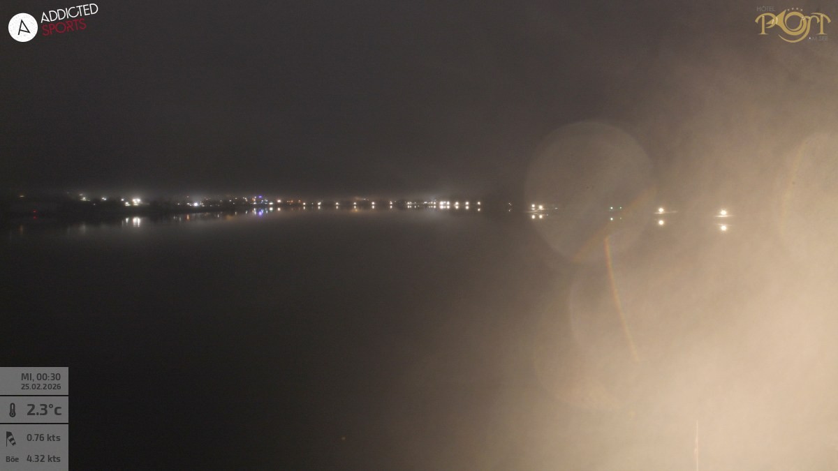 Archiv Foto Webcam Achensee: Blick vom Hotel Post am Achensee