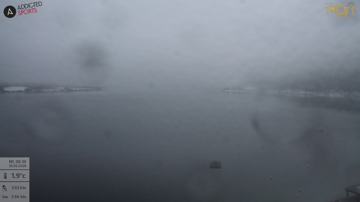 Archiv Foto Webcam Achensee: Blick vom Hotel Post am Achensee