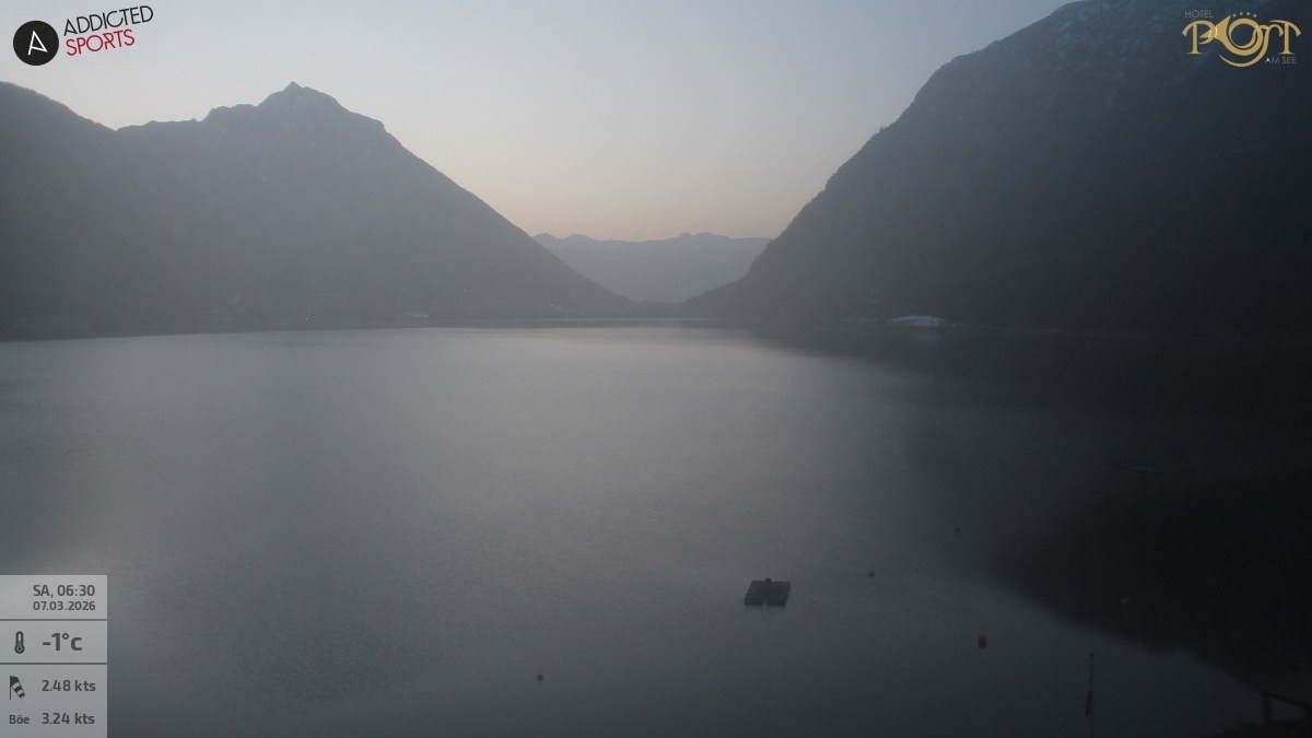 Archiv Foto Webcam Achensee: Blick vom Hotel Post am Achensee