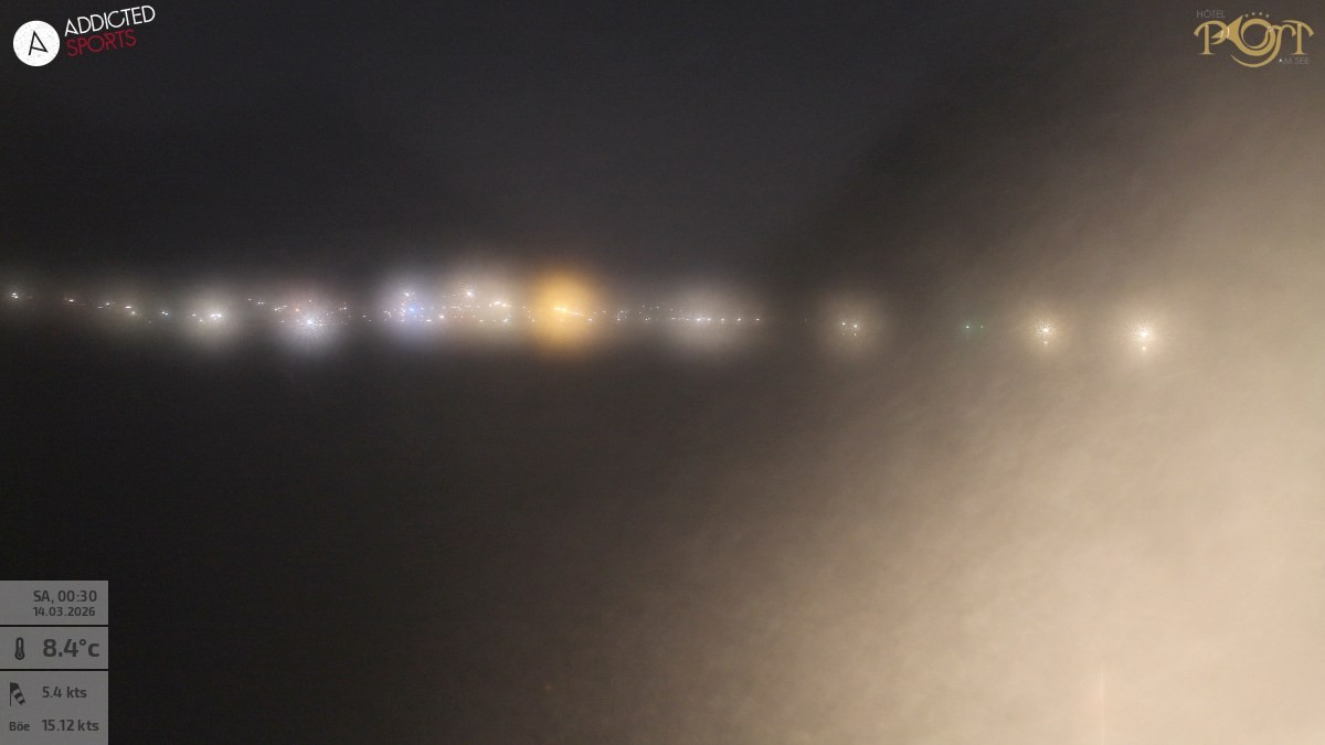 Archived image Webcam Achensee - View Hotel Post Pertisau