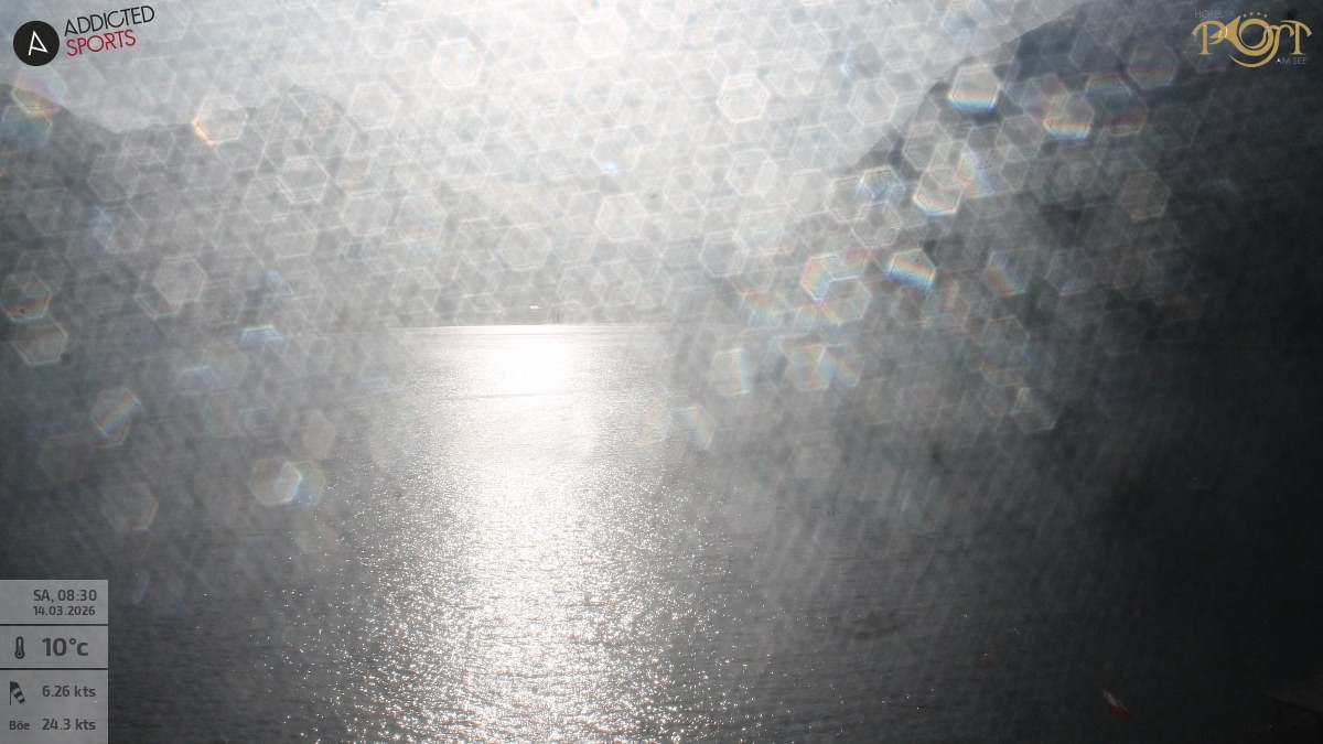 Archived image Webcam Achensee - View Hotel Post Pertisau