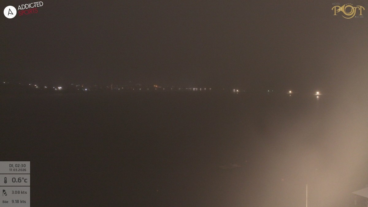 Archiv Foto Webcam Achensee: Blick vom Hotel Post am Achensee