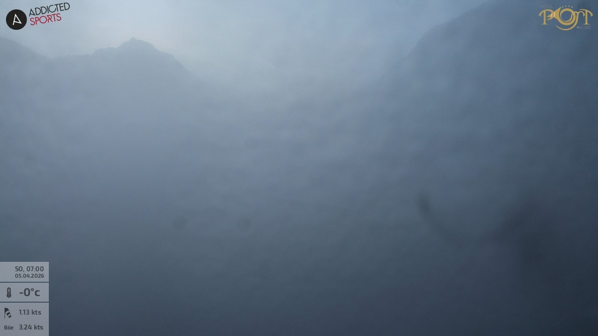 Archiv Foto Webcam Achensee: Blick vom Hotel Post am Achensee