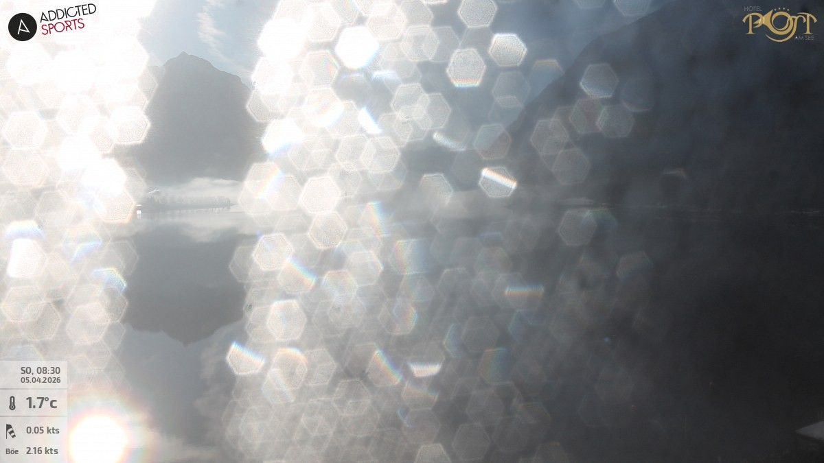 Archiv Foto Webcam Achensee: Blick vom Hotel Post am Achensee