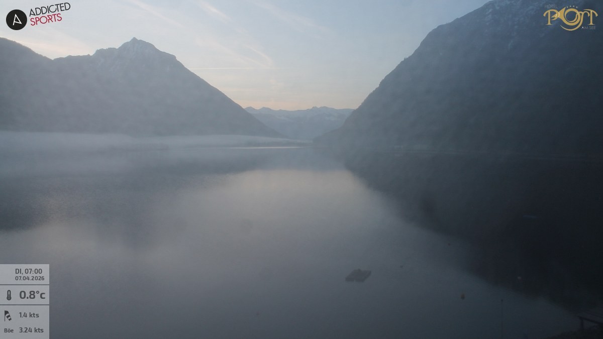 Archiv Foto Webcam Achensee: Blick vom Hotel Post am Achensee