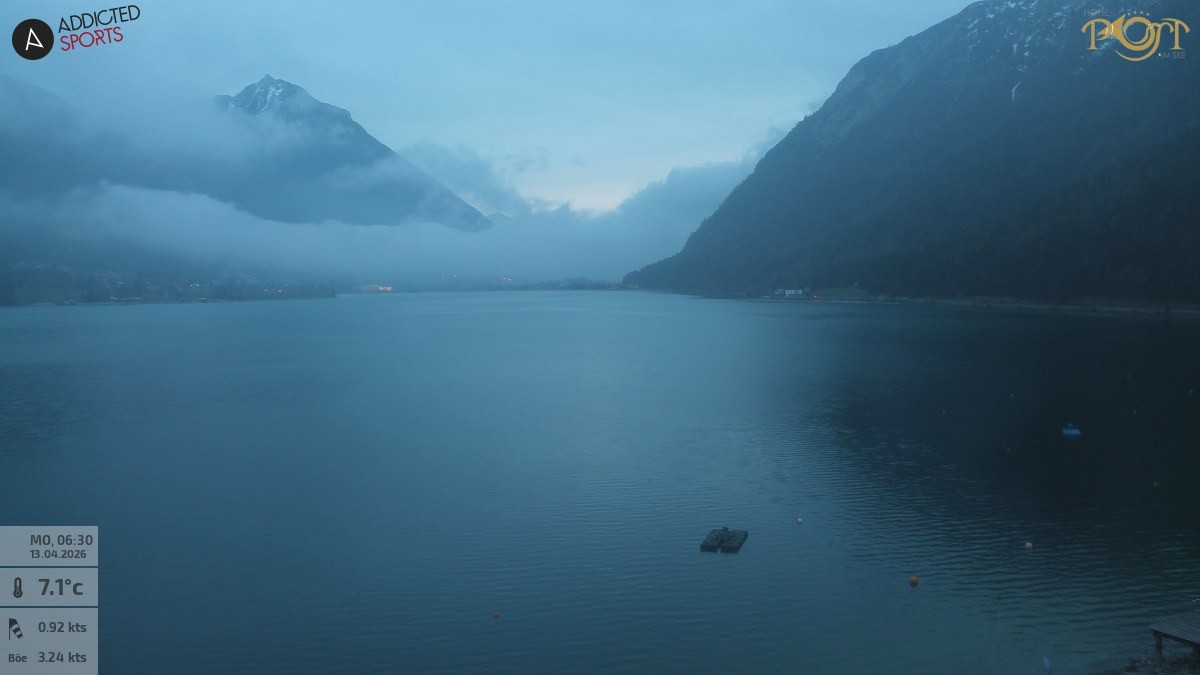 Archiv Foto Webcam Achensee: Blick vom Hotel Post am Achensee