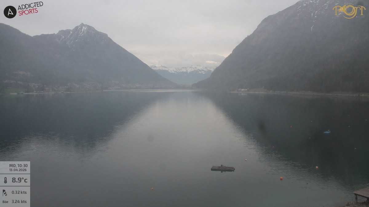 Archived image Webcam Achensee - View Hotel Post Pertisau