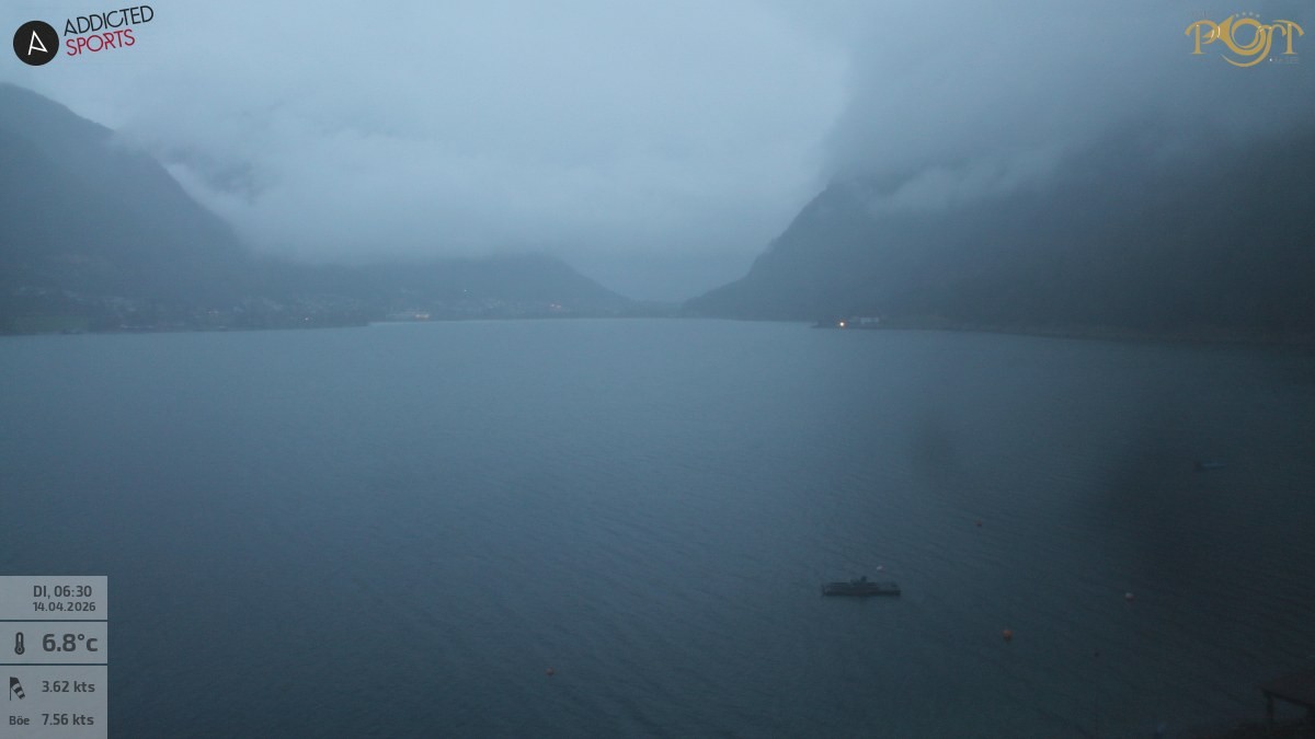 Archiv Foto Webcam Achensee: Blick vom Hotel Post am Achensee