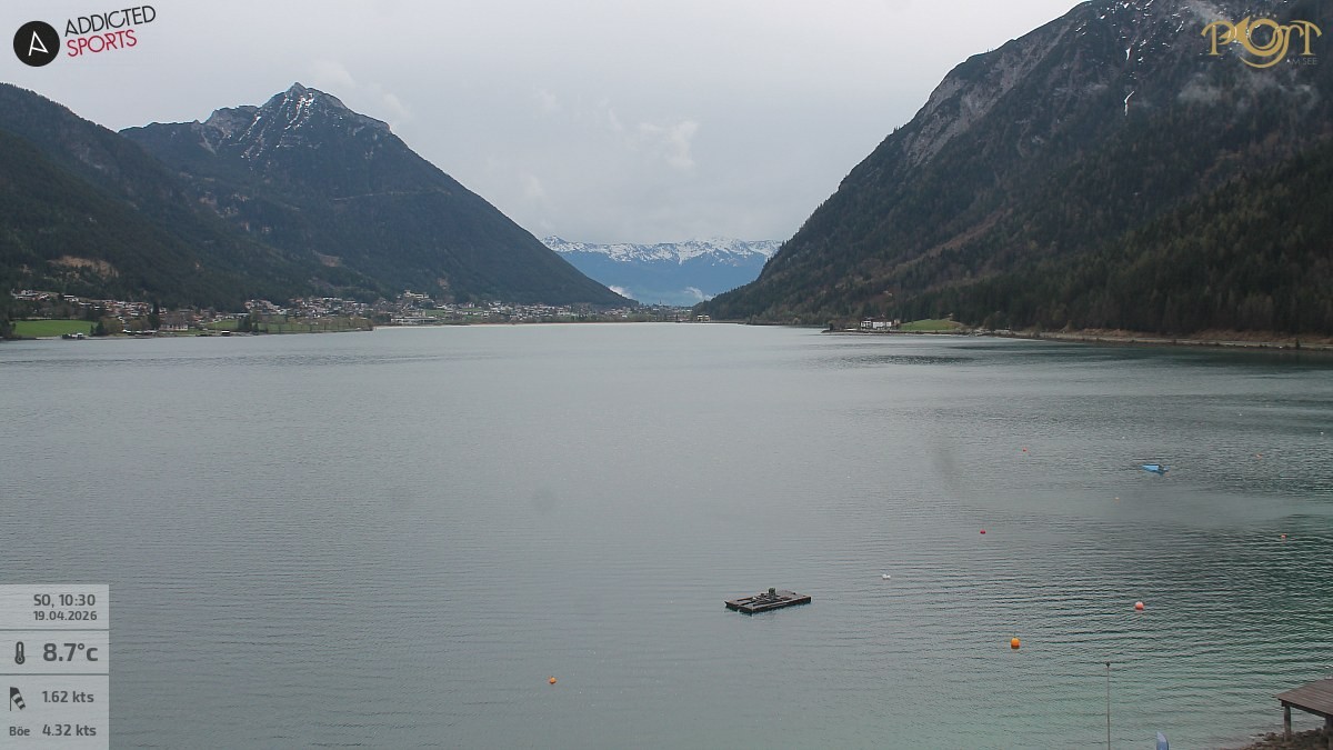 Archived image Webcam Achensee - View Hotel Post Pertisau