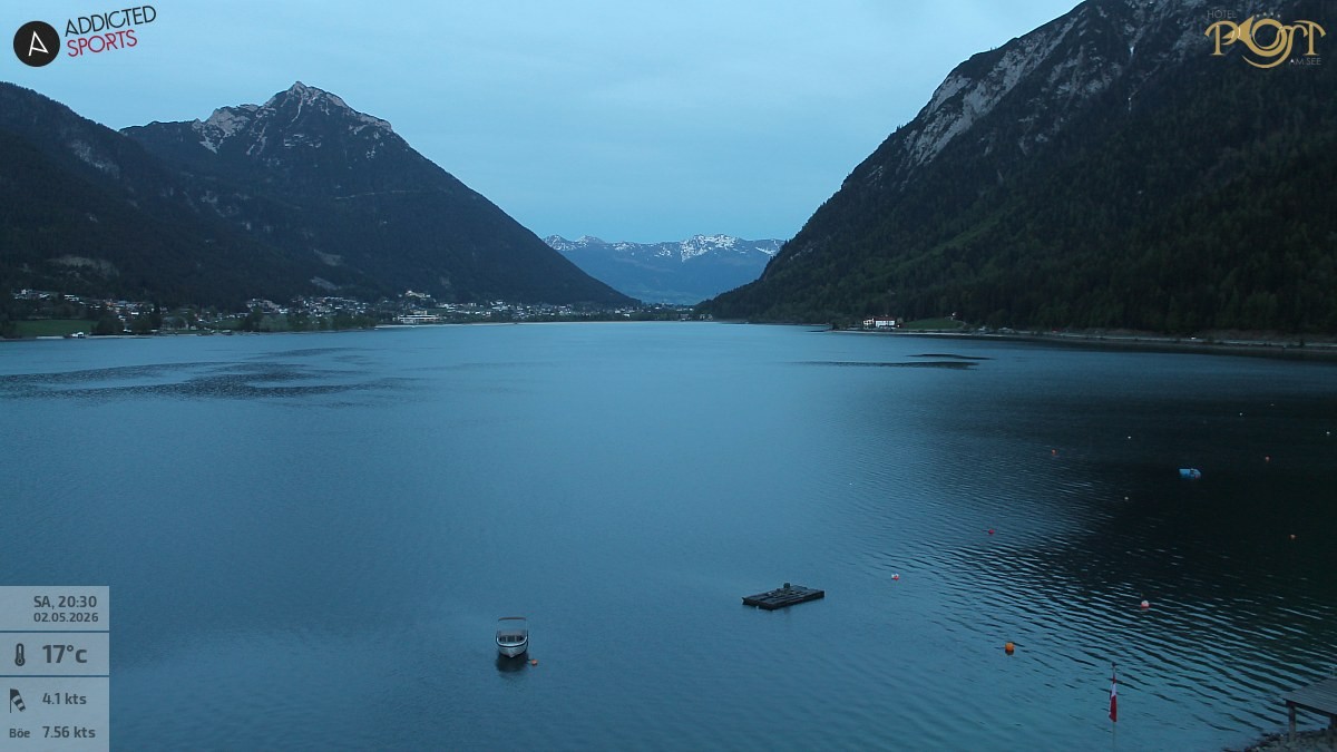 Archiv Foto Webcam Achensee: Blick vom Hotel Post am Achensee
