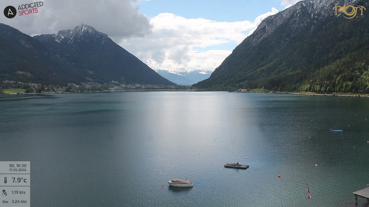 Archived image Webcam Achensee - View Hotel Post Pertisau