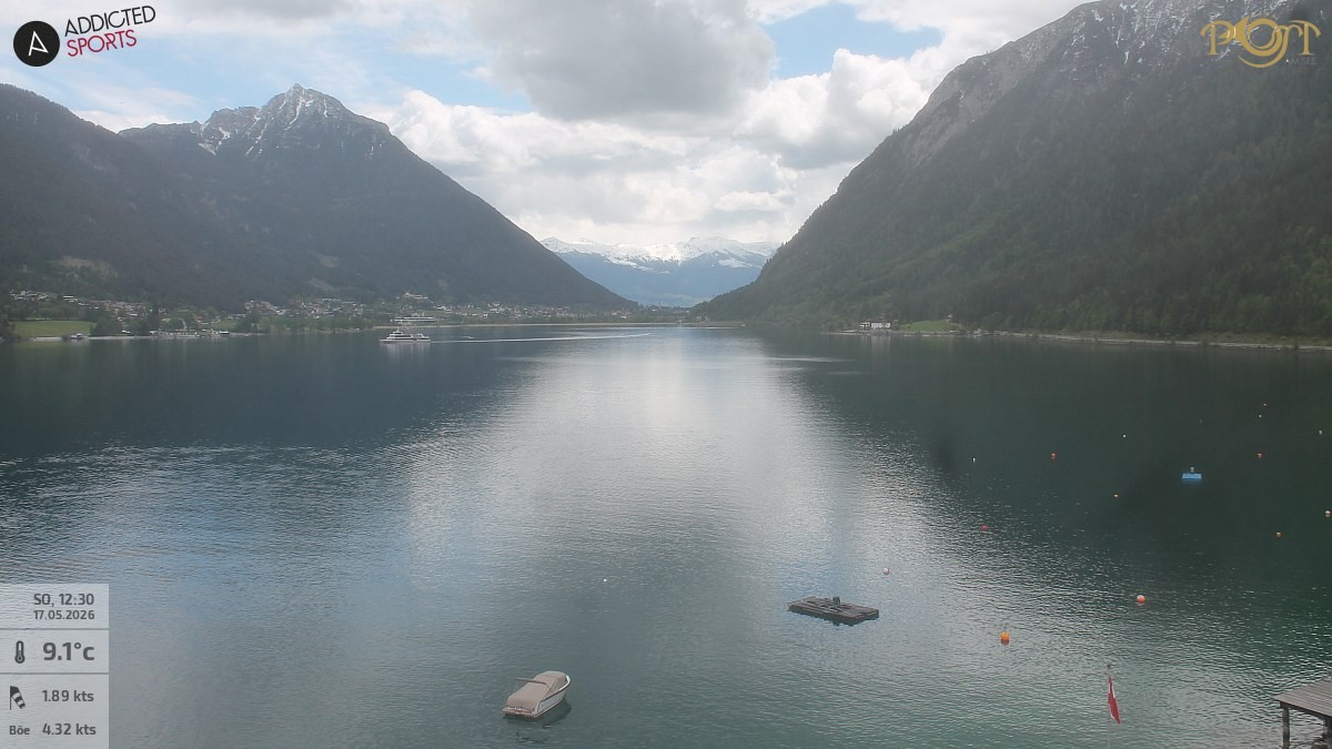 Archived image Webcam Achensee - View Hotel Post Pertisau