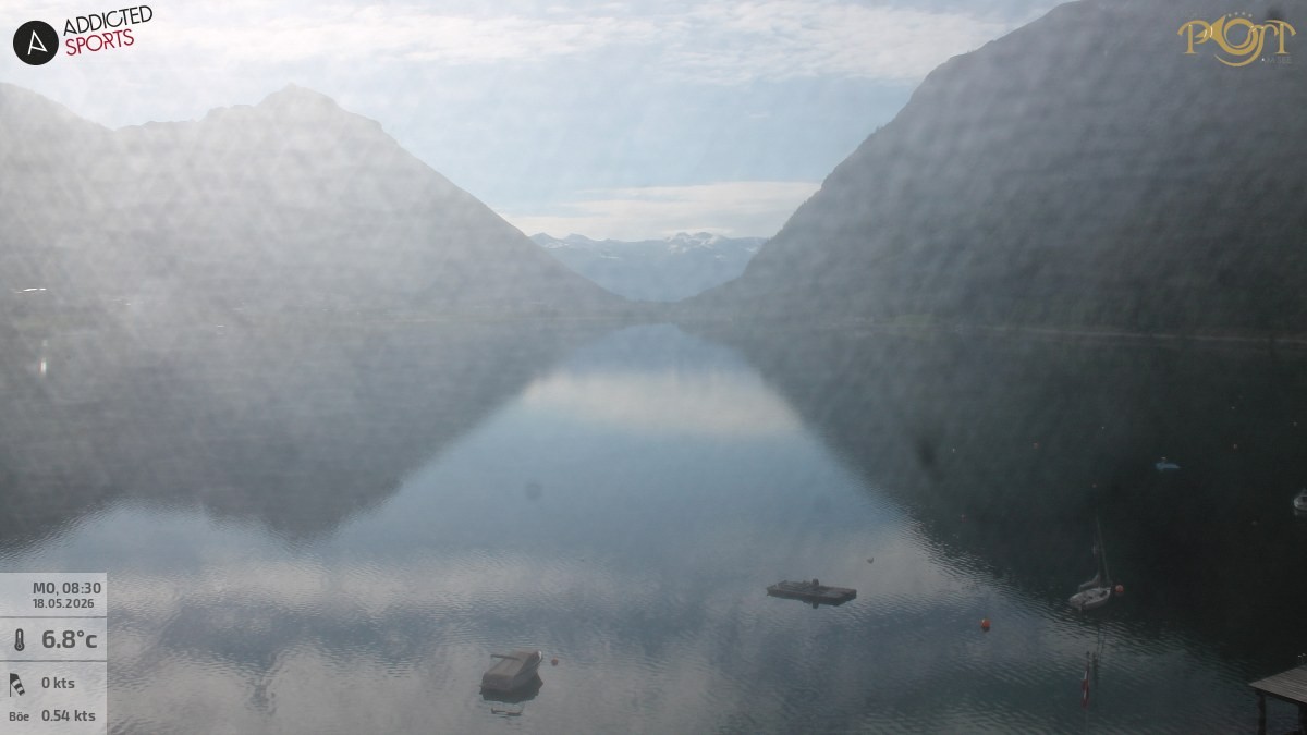Archiv Foto Webcam Achensee: Blick vom Hotel Post am Achensee