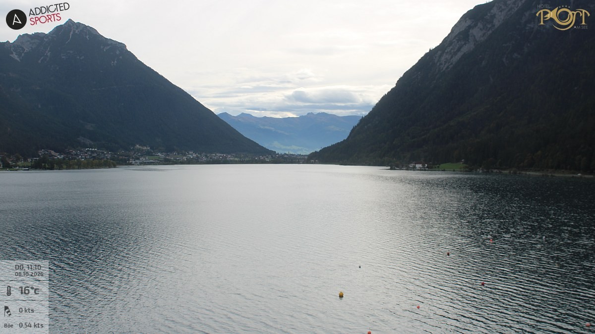 Archiv Foto Webcam Achensee: Blick vom Hotel Post am Achensee