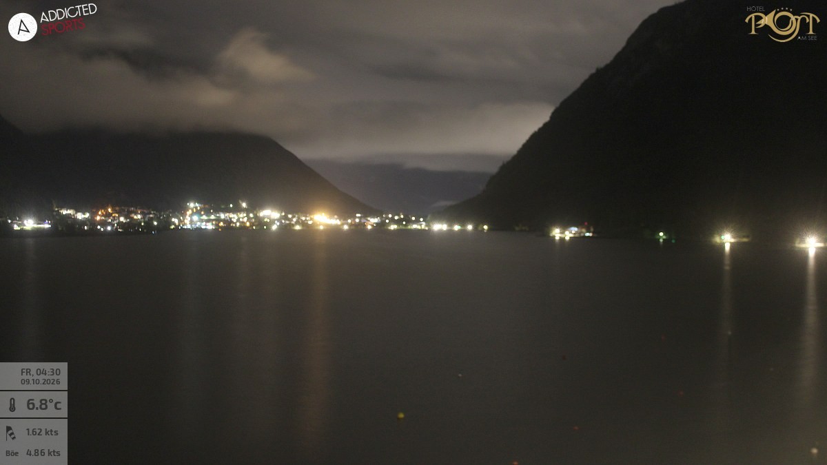 Archiv Foto Webcam Achensee: Blick vom Hotel Post am Achensee