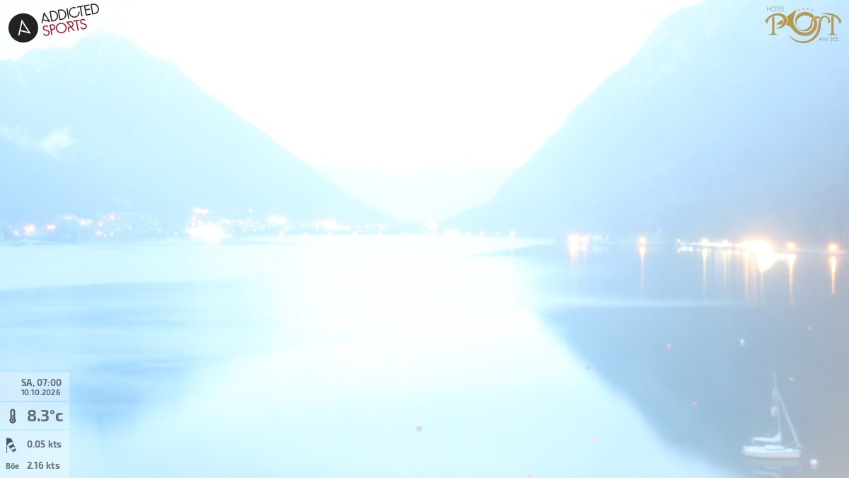 Archiv Foto Webcam Achensee: Blick vom Hotel Post am Achensee