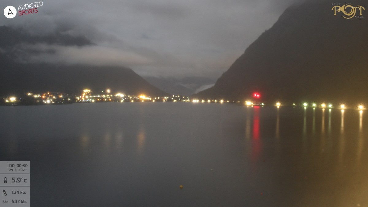 Archiv Foto Webcam Achensee: Blick vom Hotel Post am Achensee