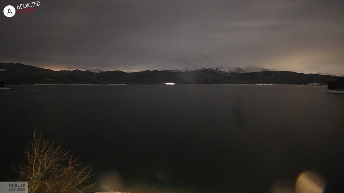 Archiv Foto Webcam Hotel Karwendelblick: Ausblick zum Walchensee