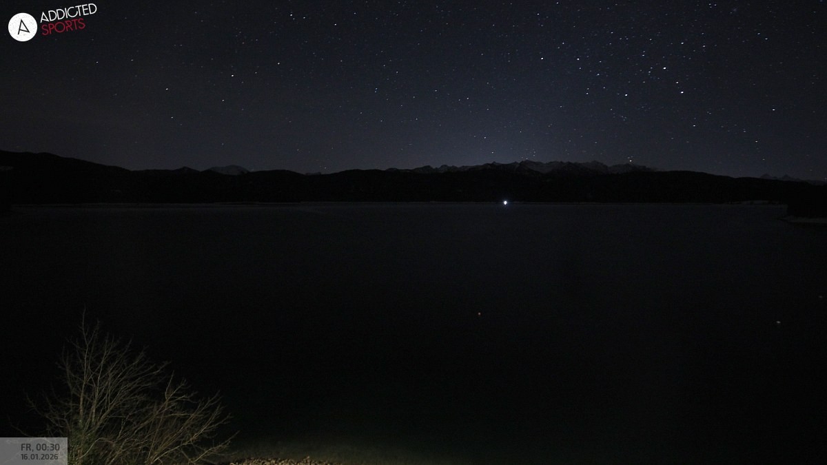 Archiv Foto Webcam Hotel Karwendelblick: Ausblick zum Walchensee