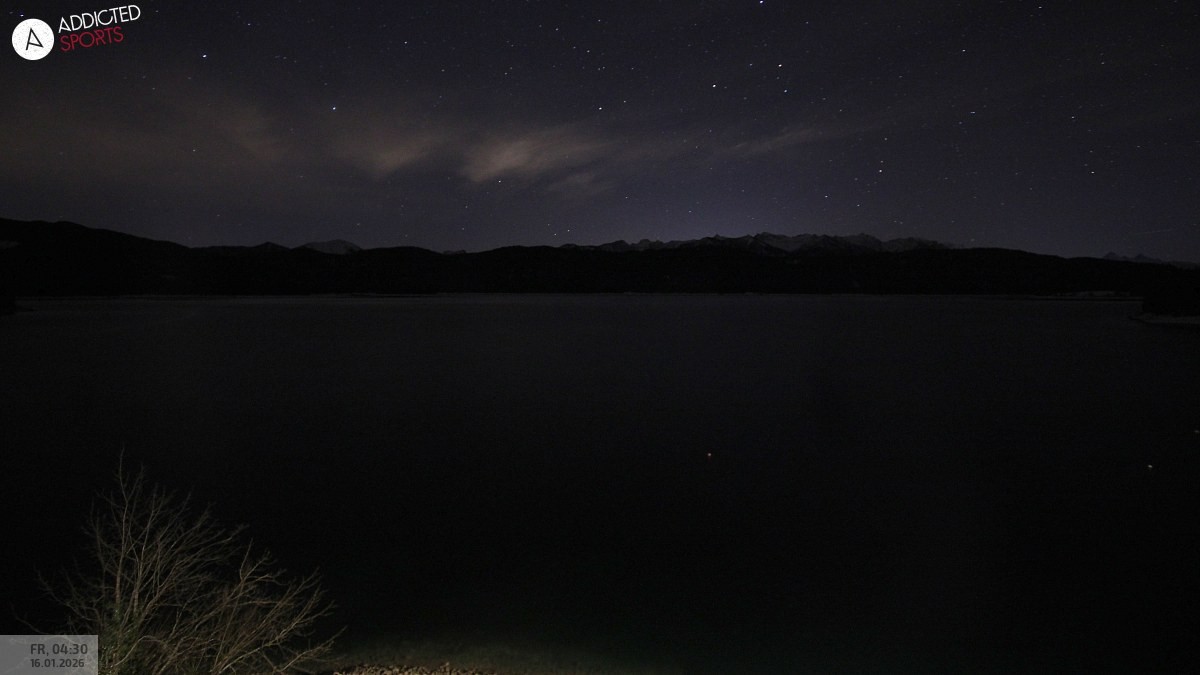 Archiv Foto Webcam Hotel Karwendelblick: Ausblick zum Walchensee