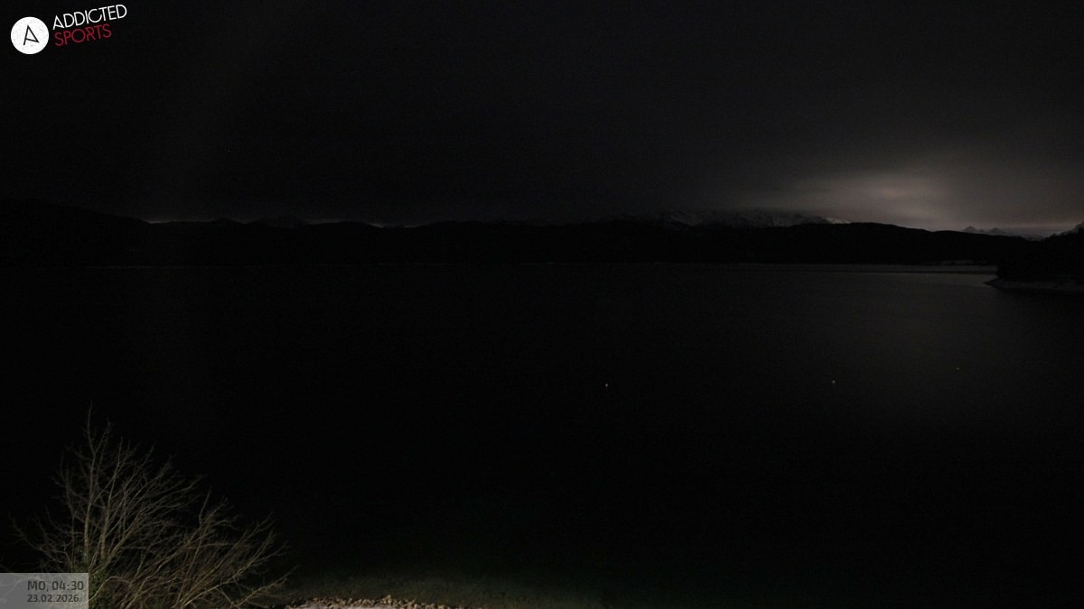 Archiv Foto Webcam Hotel Karwendelblick: Ausblick zum Walchensee