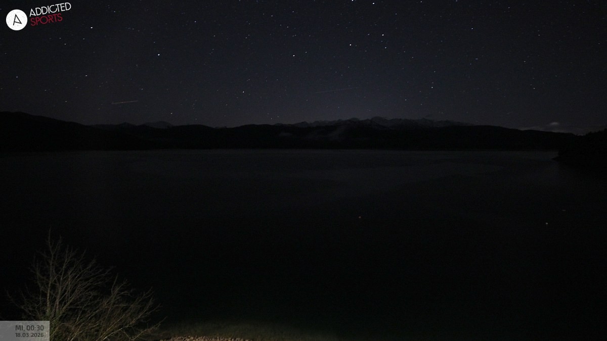 Archiv Foto Webcam Hotel Karwendelblick: Ausblick zum Walchensee